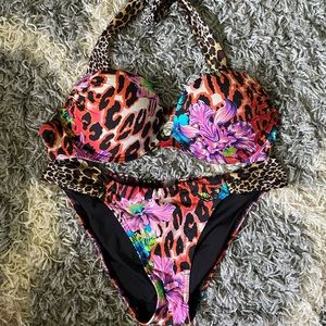 Floral/ Leopard Victoria’s Secret Bikini